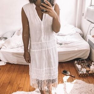 120% Lino Italian linen sleeveless dress